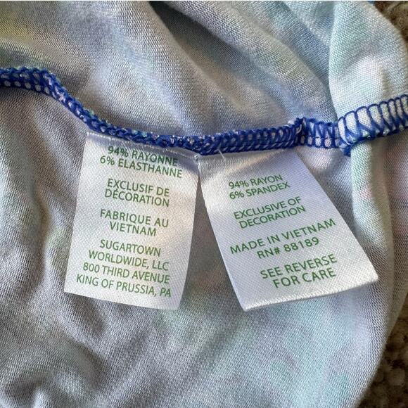 Lilly Pulitzer Gianni Skort/Romper, shorts outfit; Womens XL; Sleeveless; Halter - Picture 8 of 11